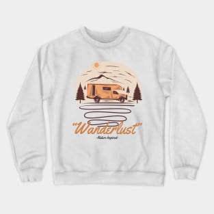 Wanderlust, nature inspired Crewneck Sweatshirt